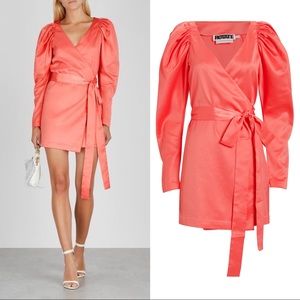 NWT ROTATE Birger Christensen Number 31 Wrap Dress EU 38 | US 8